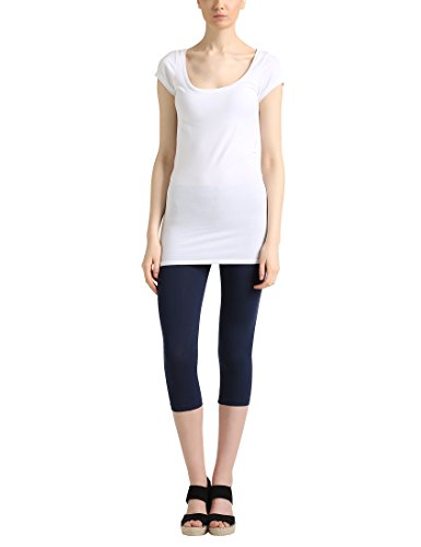 Merry Style Leggings 3//4 Pantaloni Capri Donna