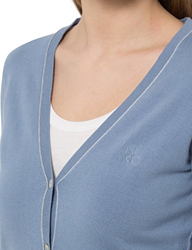Berydale Cardigan da donna in delicati colori estivi giacca in maglia con lista a bottoni